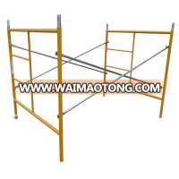 High Quality Q345 Galvanized Painted H Frame Ladder Walk Through Scaffolding for Construction